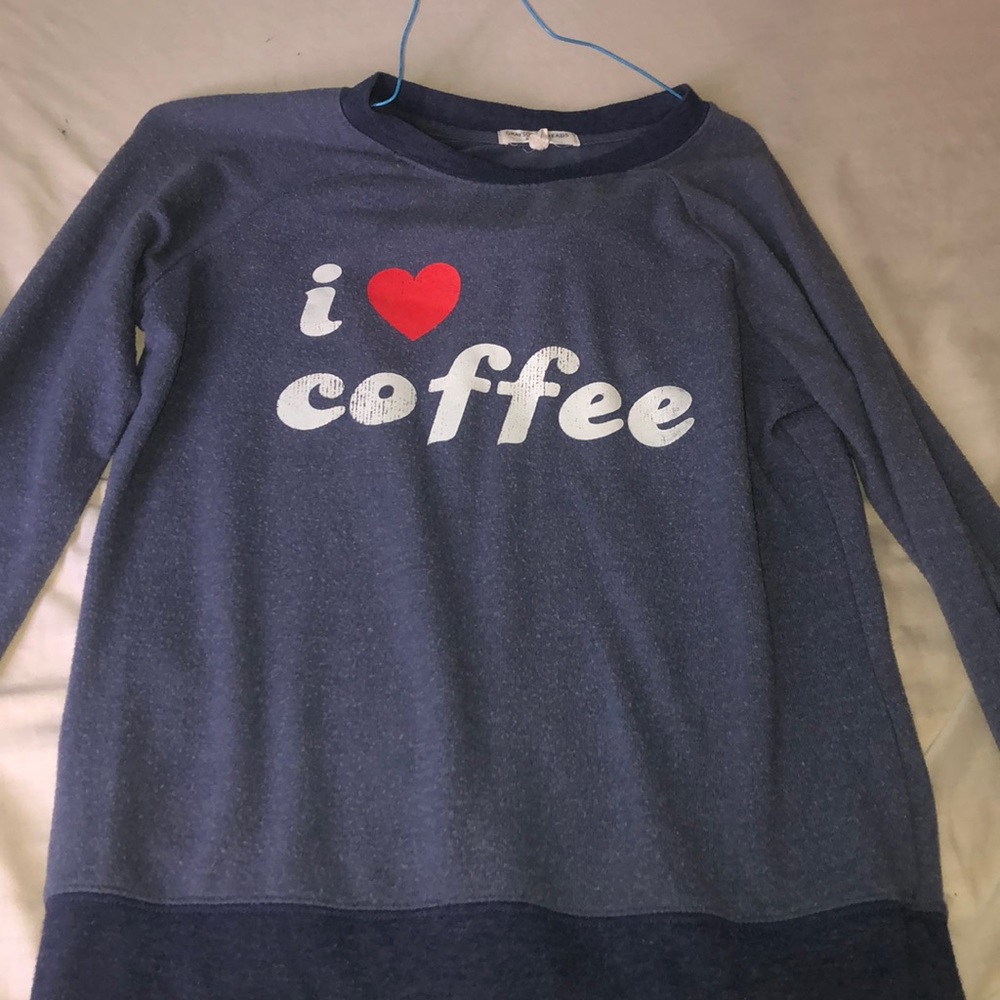 i ❤️ coffee sweatshirt!